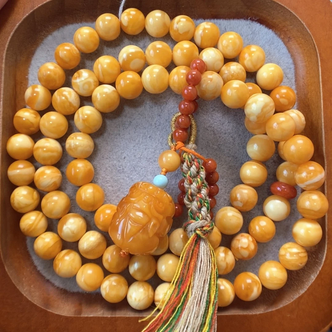 蜜蜡未镶嵌手串蜜蜡