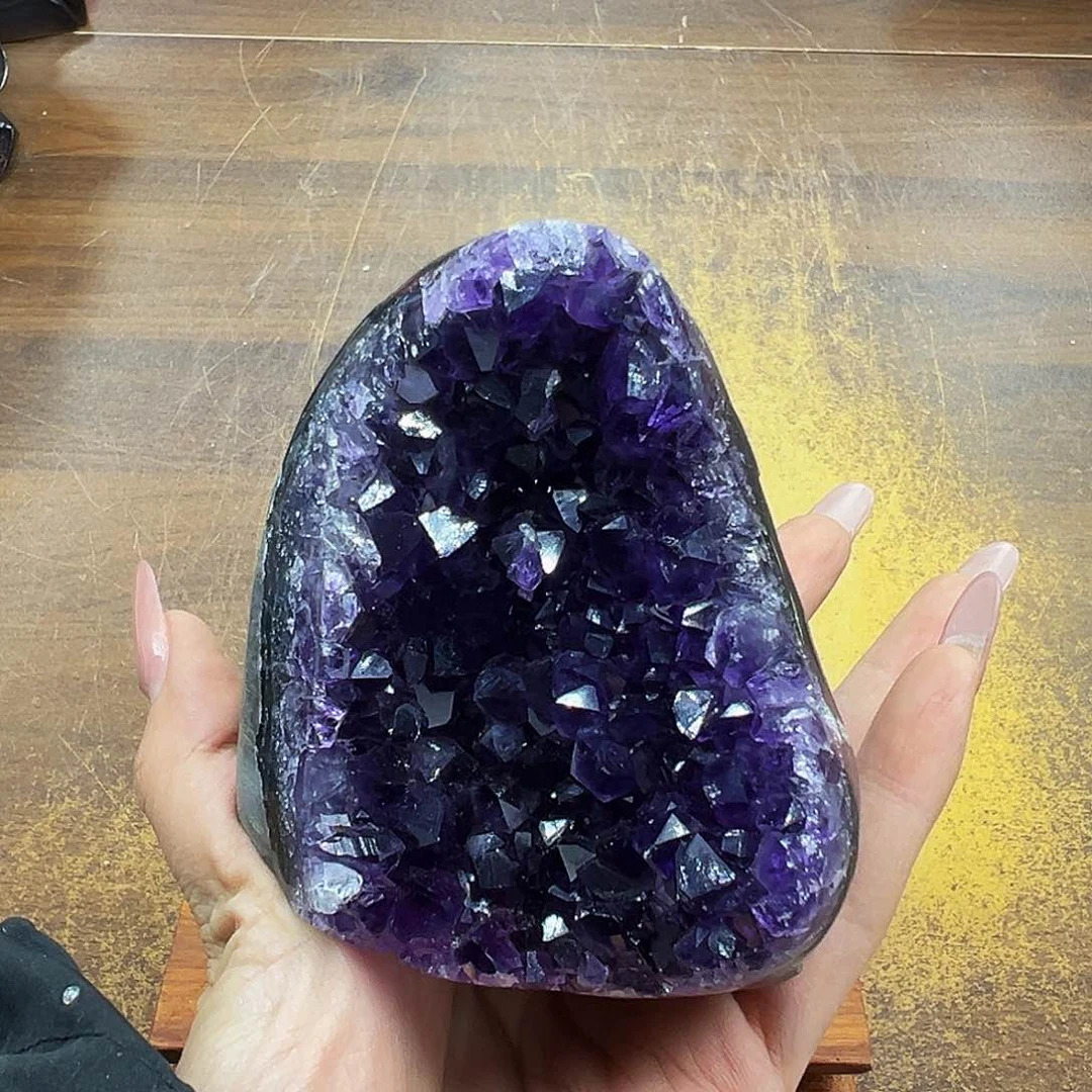 紫晶摆件未镶嵌晶体