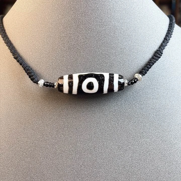 玛瑙/玉髓颈饰合金