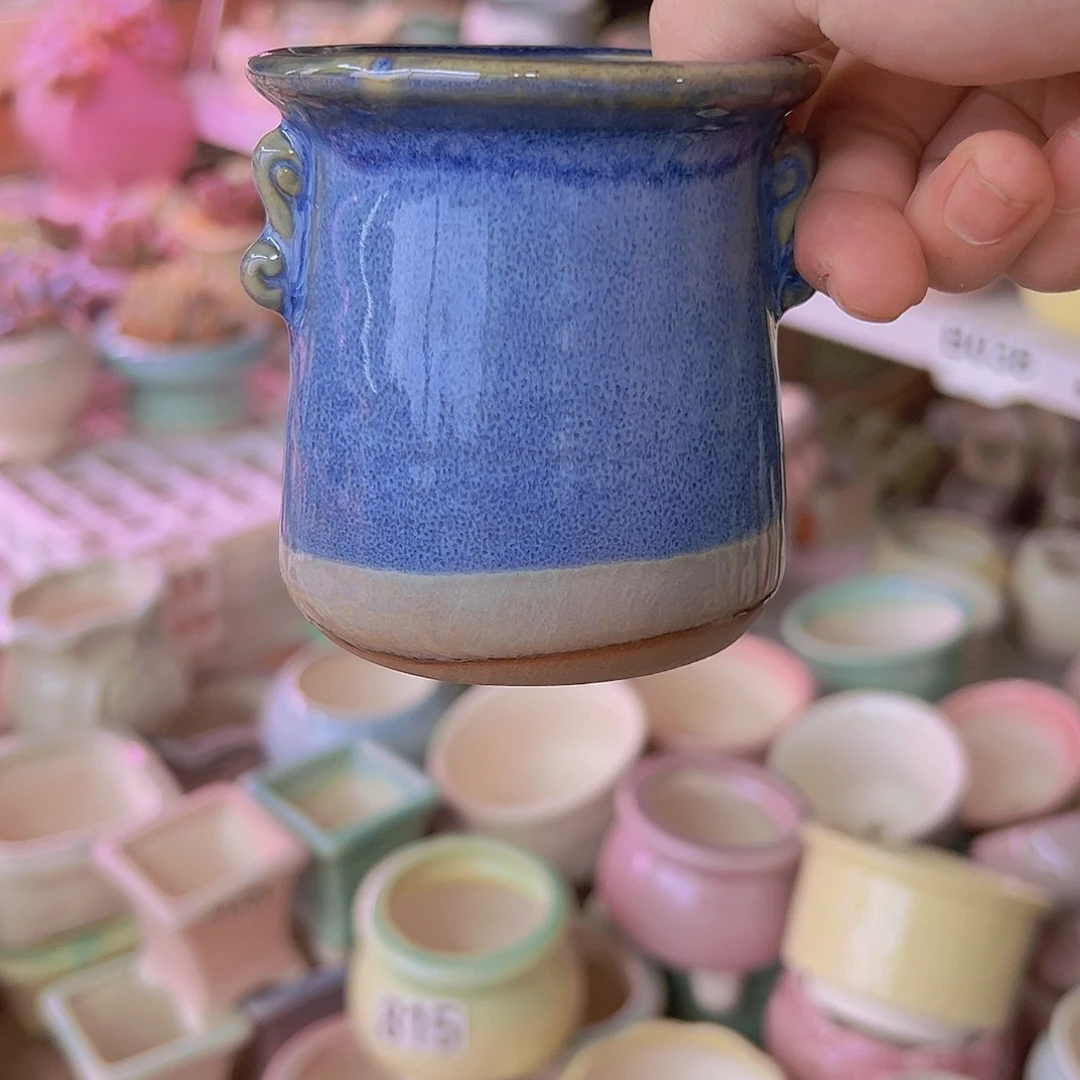 陶瓷花盆当场满12包邮