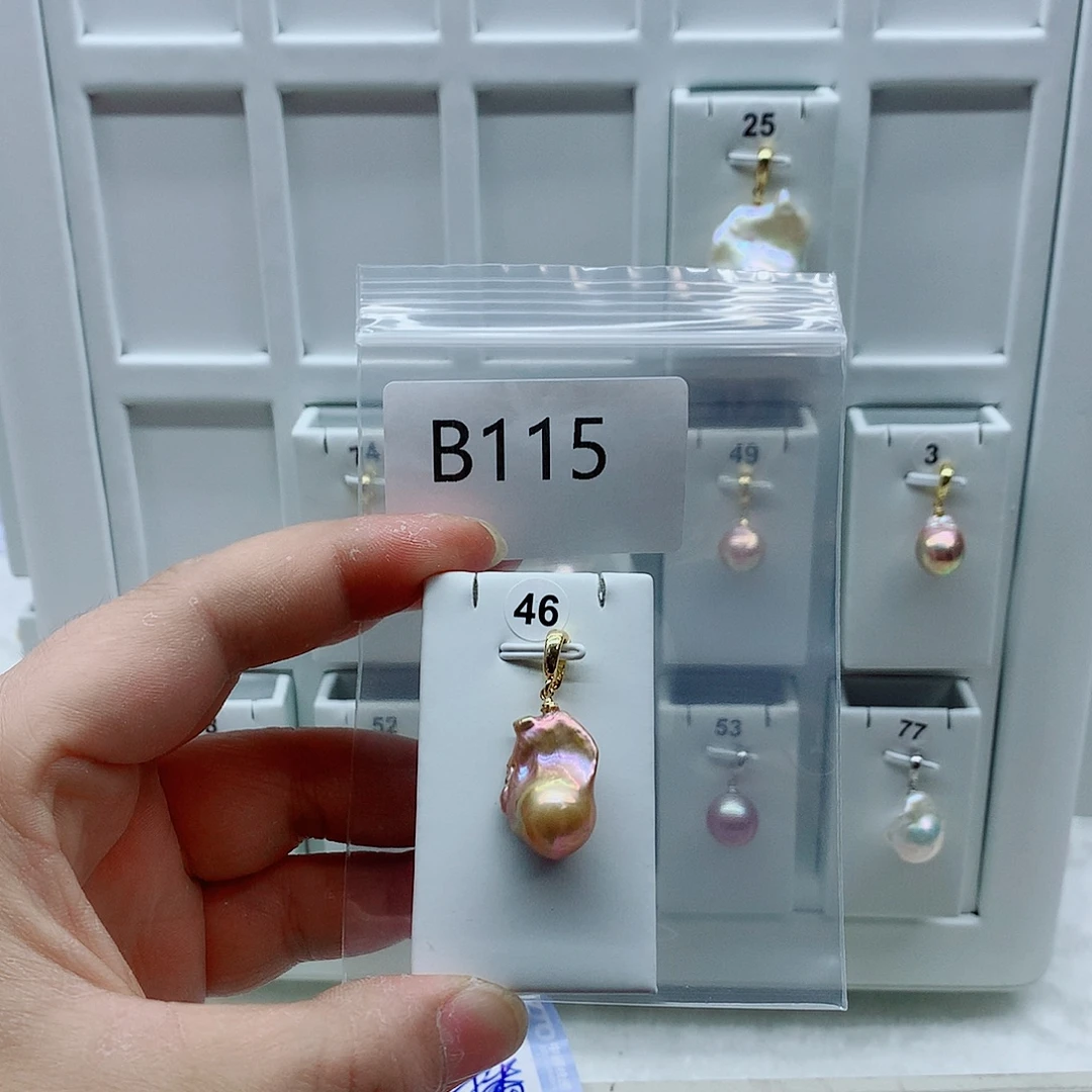 吊坠(不含链)合金淡水珍珠