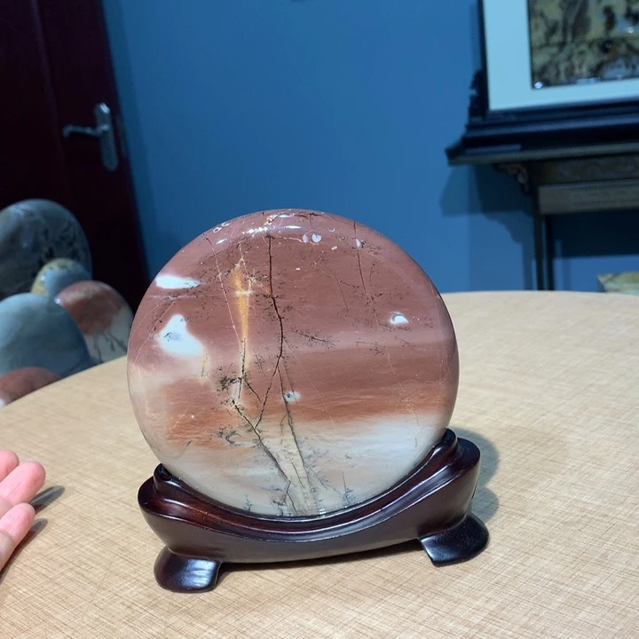 ，广西国画石摆件，收藏观赏