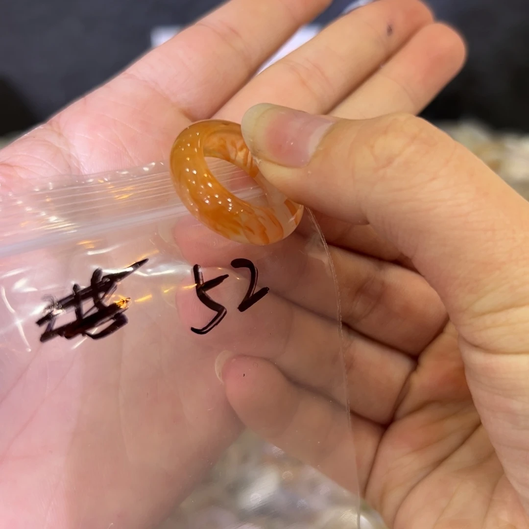 玛瑙/玉髓戒指合金52港15