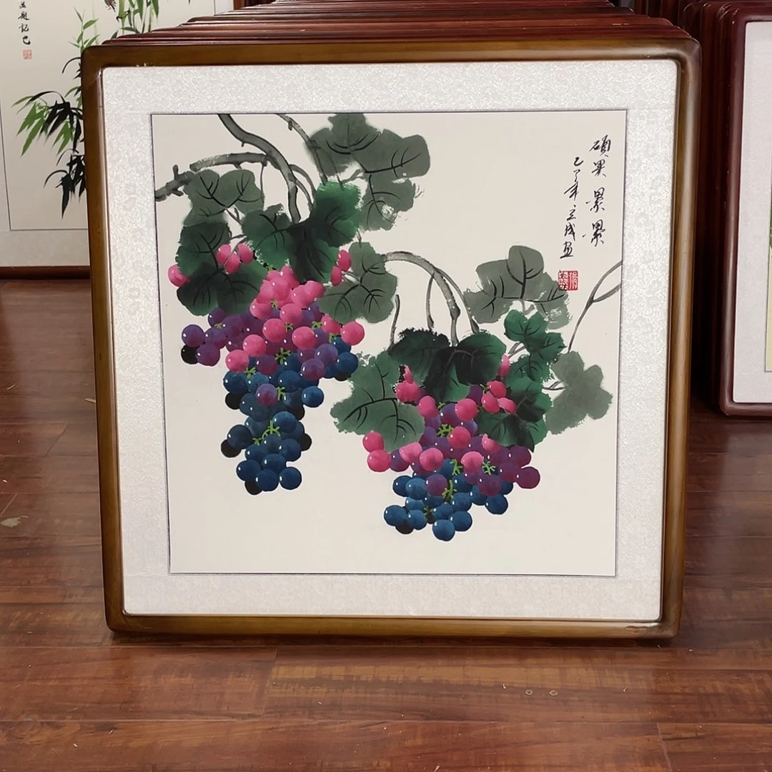 国画带框尺寸63*63厘米