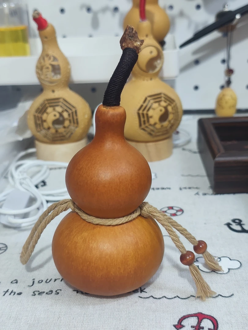 链接）文玩八宝小葫芦手把件盘玩