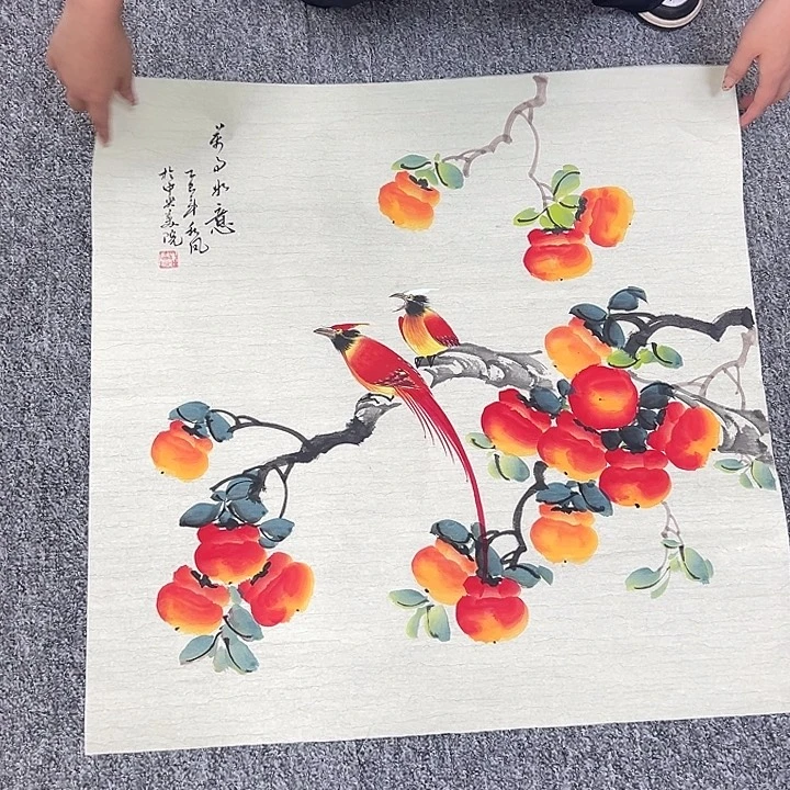 国画国画作品纯手工
