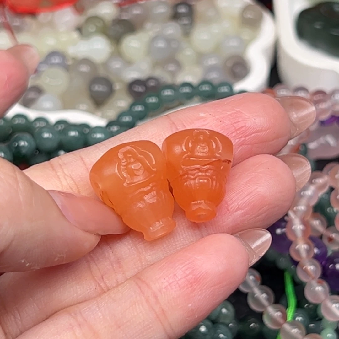 南红玛瑙未镶嵌吊坠(不含链)