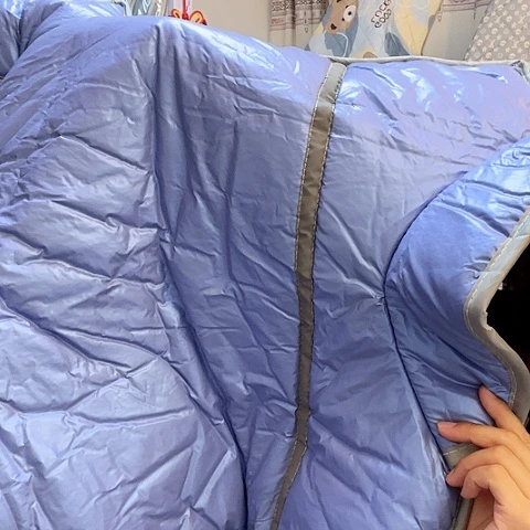 冬季高级蓝加厚护肩