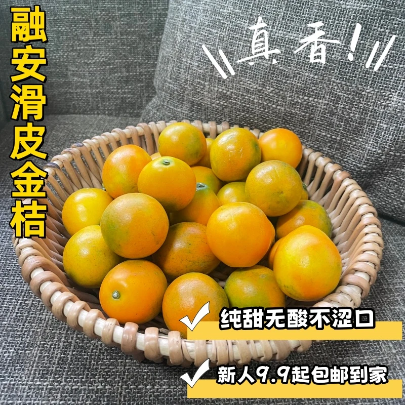 【纯甜无酸】正宗广西脆皮小金桔新鲜时令孕妇水果纯甜多汁