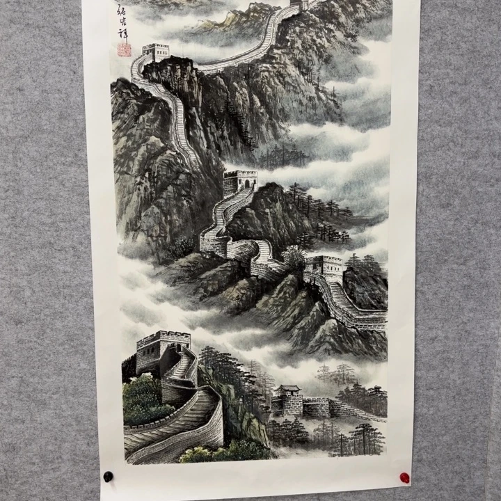 阿***伟国画花鸟的翅膀和羽毛的