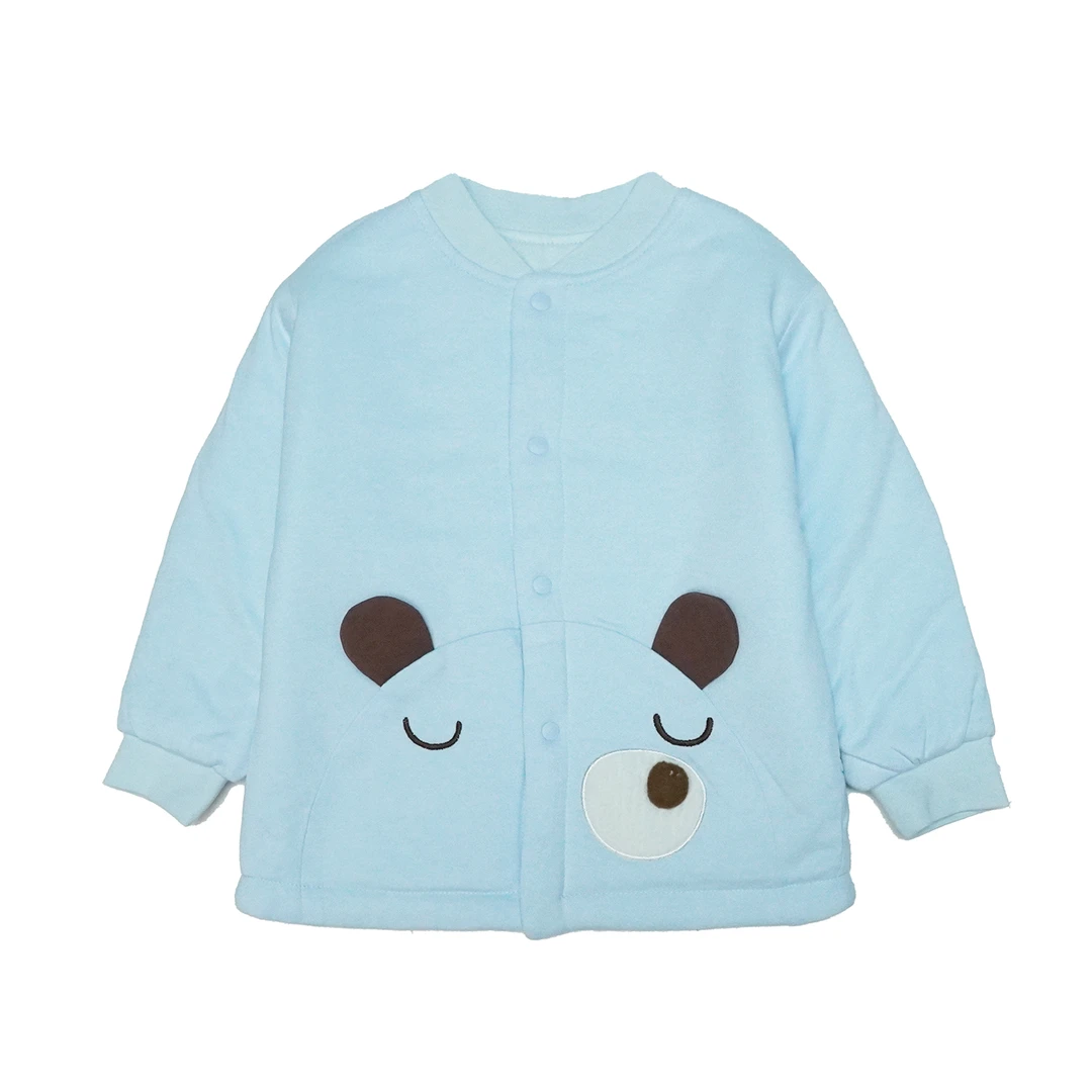 波波龙棉服女童秋季薄棉服夹克男童棉袄休闲风极简风K110793