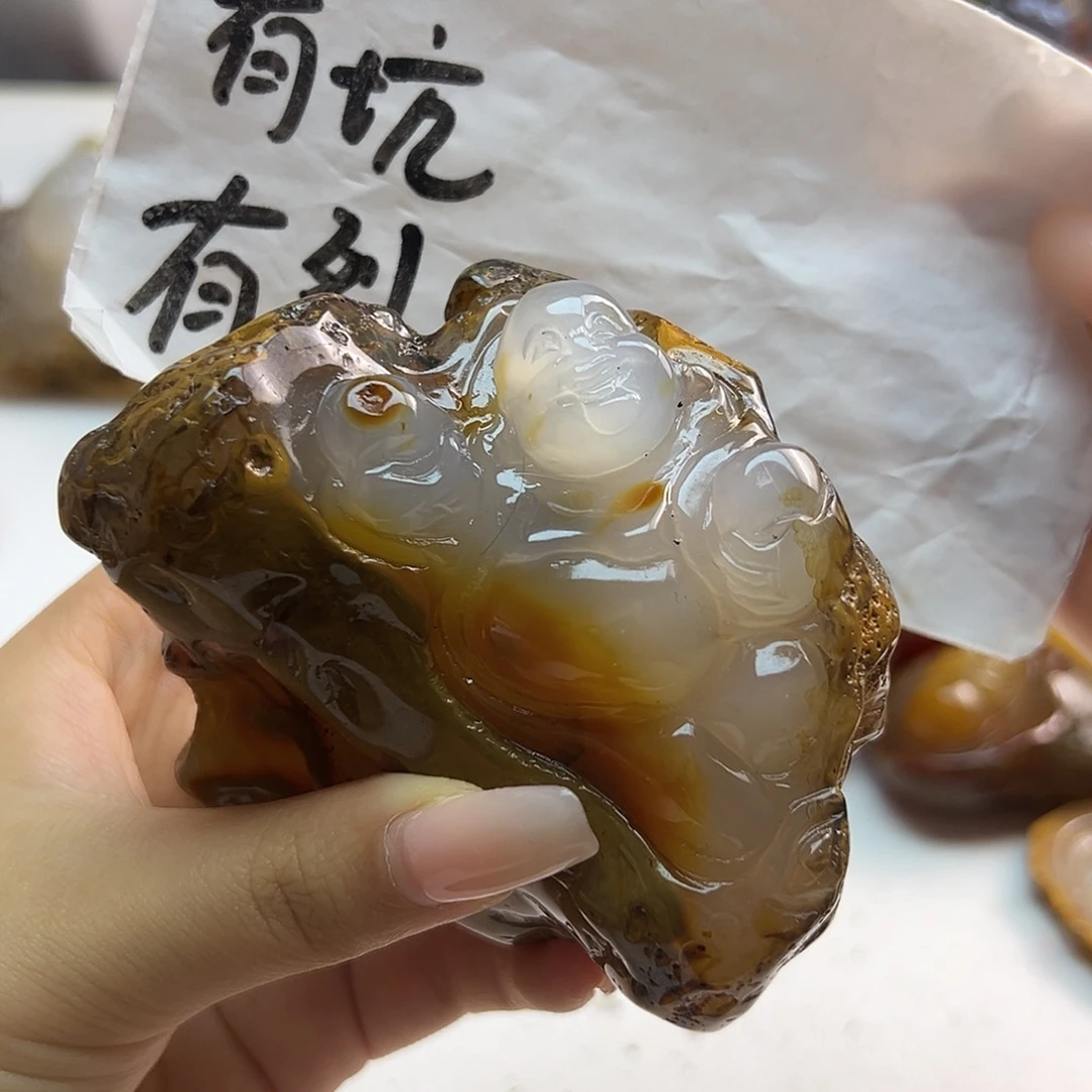 玛瑙/玉髓未镶嵌项链