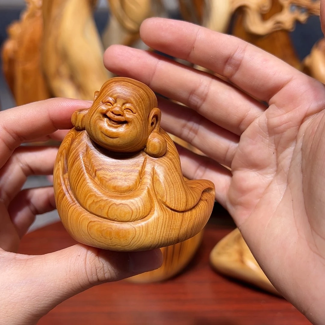 柏木崖柏木手把件摆件