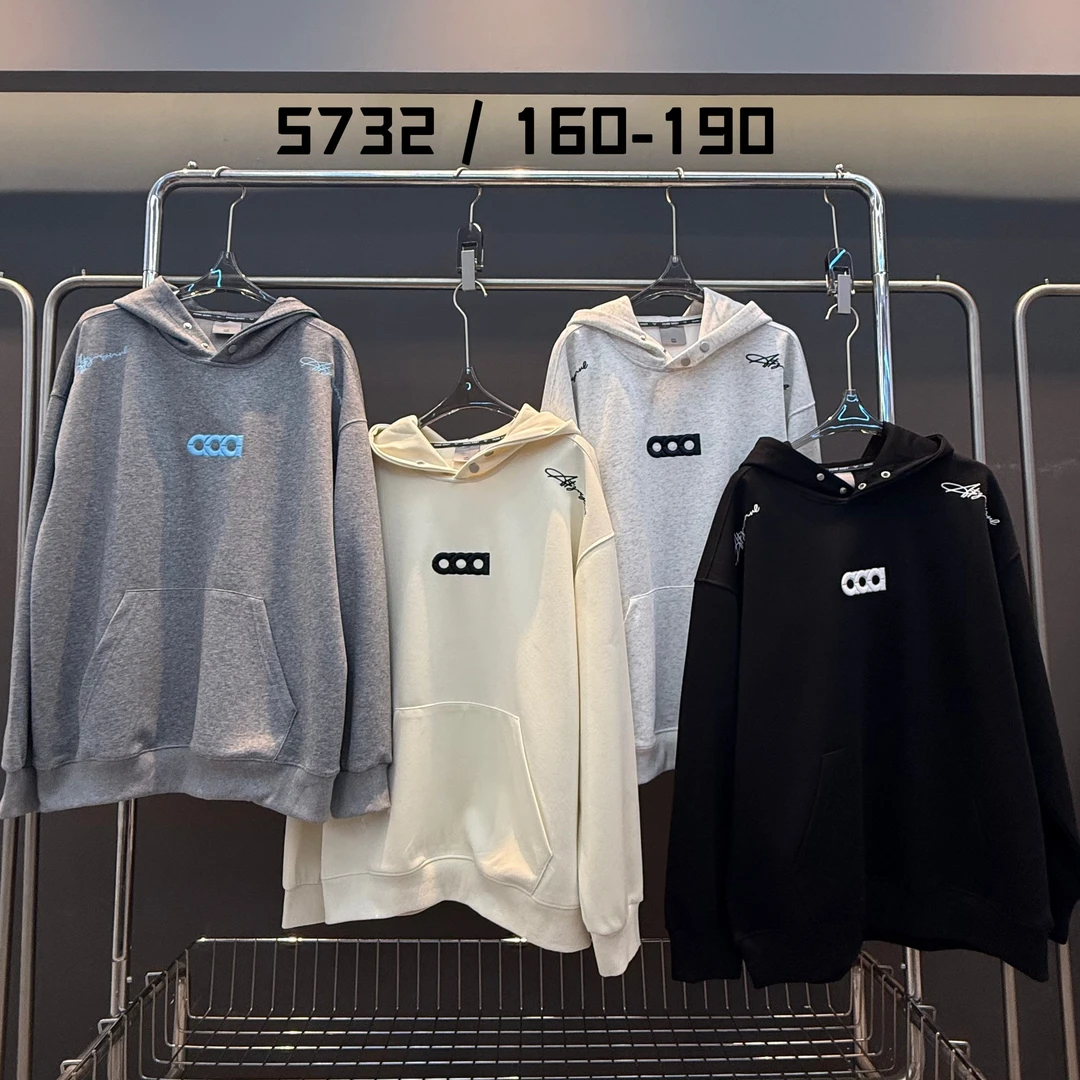 男童青少年秋款字母aaa刺绣连帽卫衣  5732（160-190）