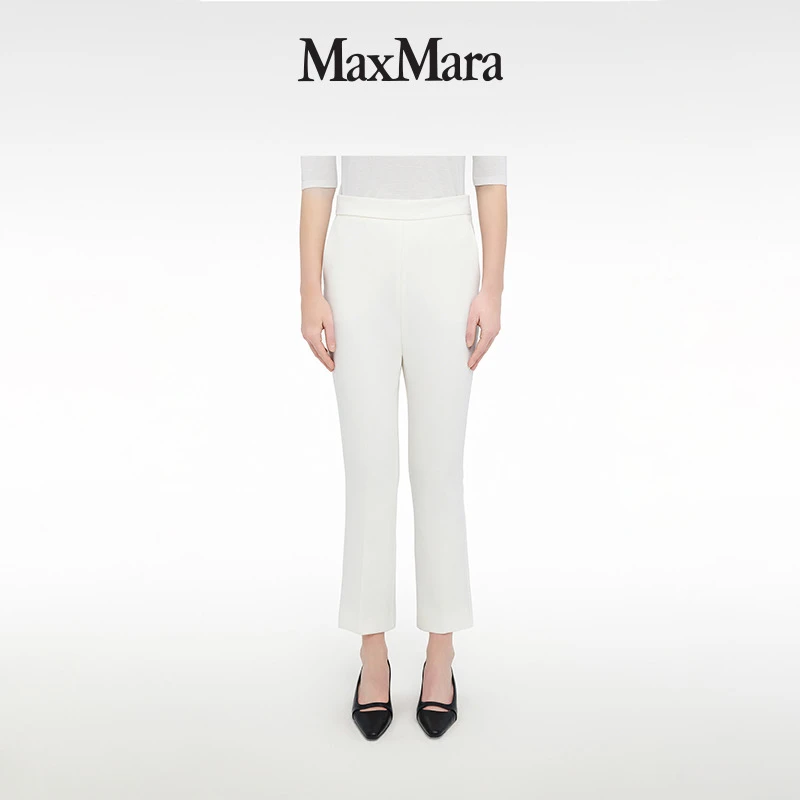 MaxMara 2025早春新品女装羊毛混纺长裤1131195106