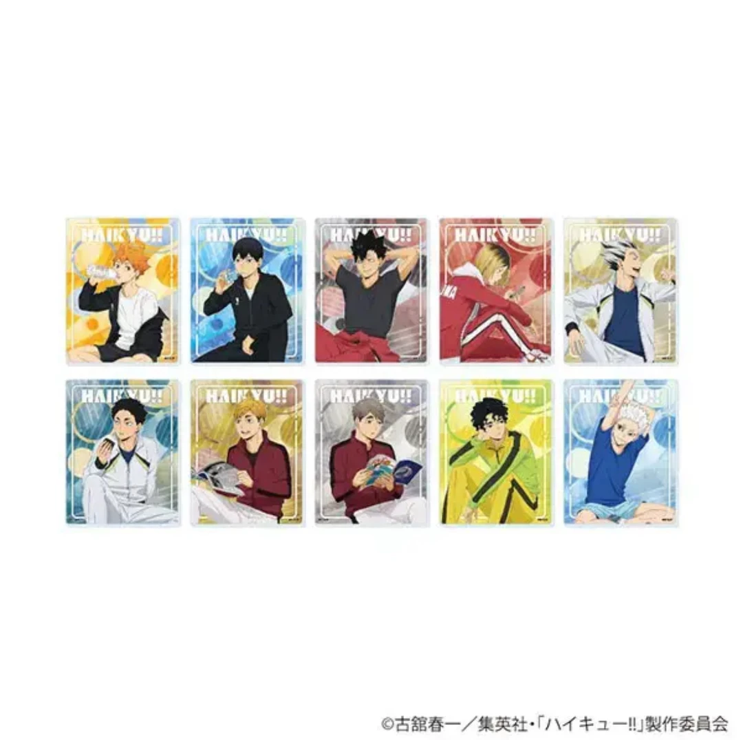 【莉莉谷子屋】排球少年  A3休息  喝水亚克力卡（默认代拆）