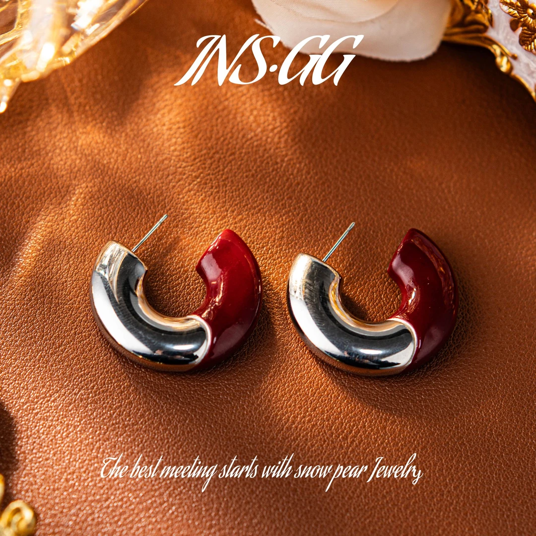 钛钢耳饰 【INS · GG】小众个性新款百搭简约耳环AE1125