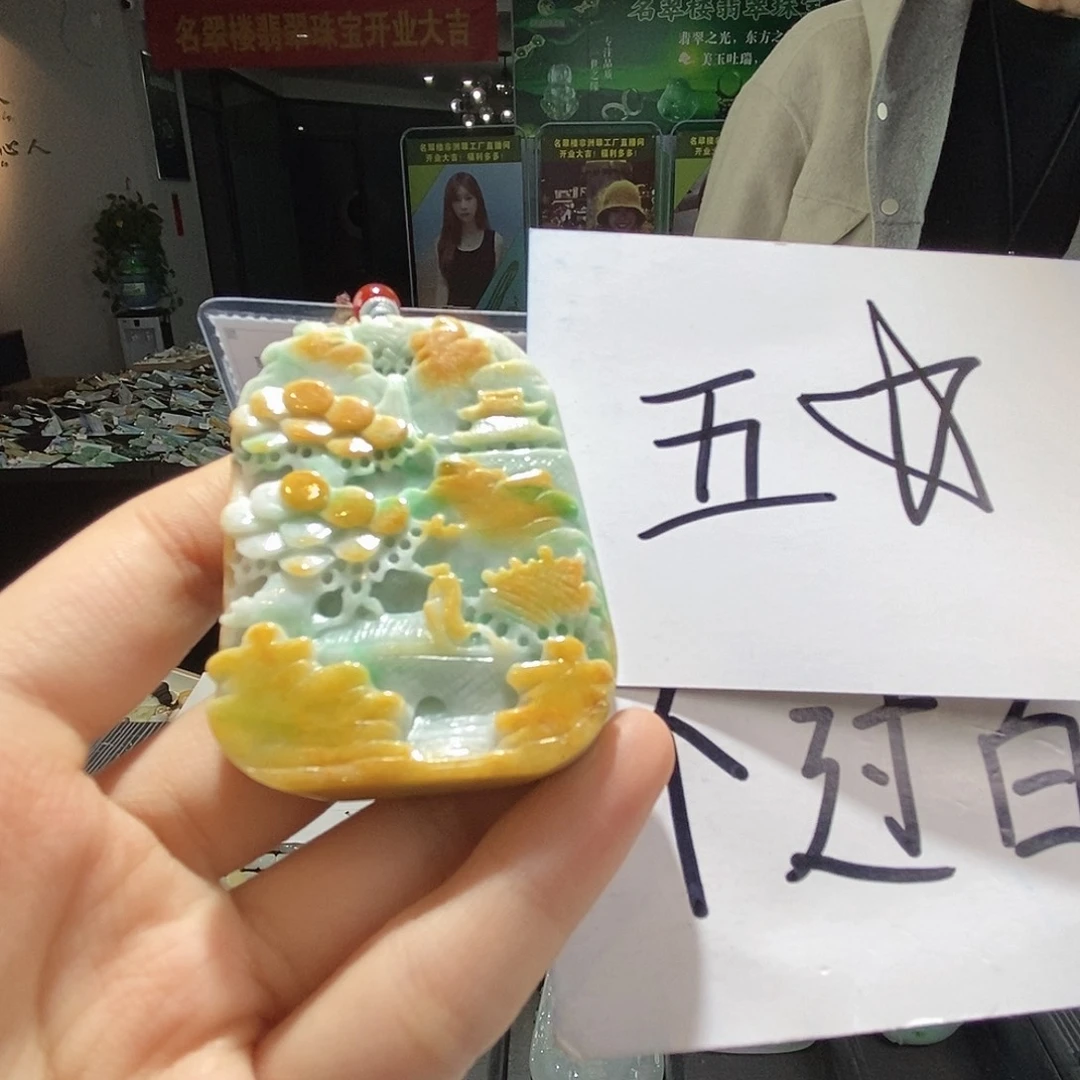 翡翠未镶嵌颈饰翡翠