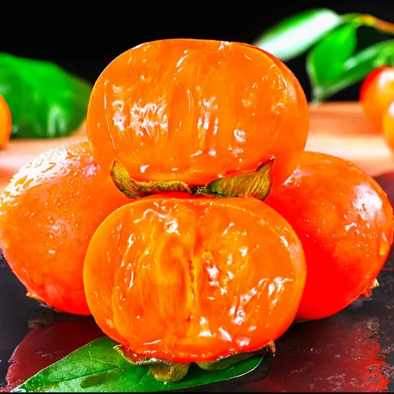 【放软了吃】山西火晶柿子枚纯甜爆汁坏果包赔30枚a1