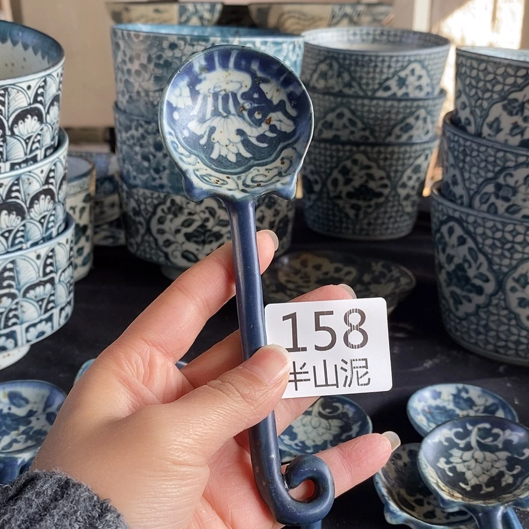 陶手工手绘青花高温陶瓷