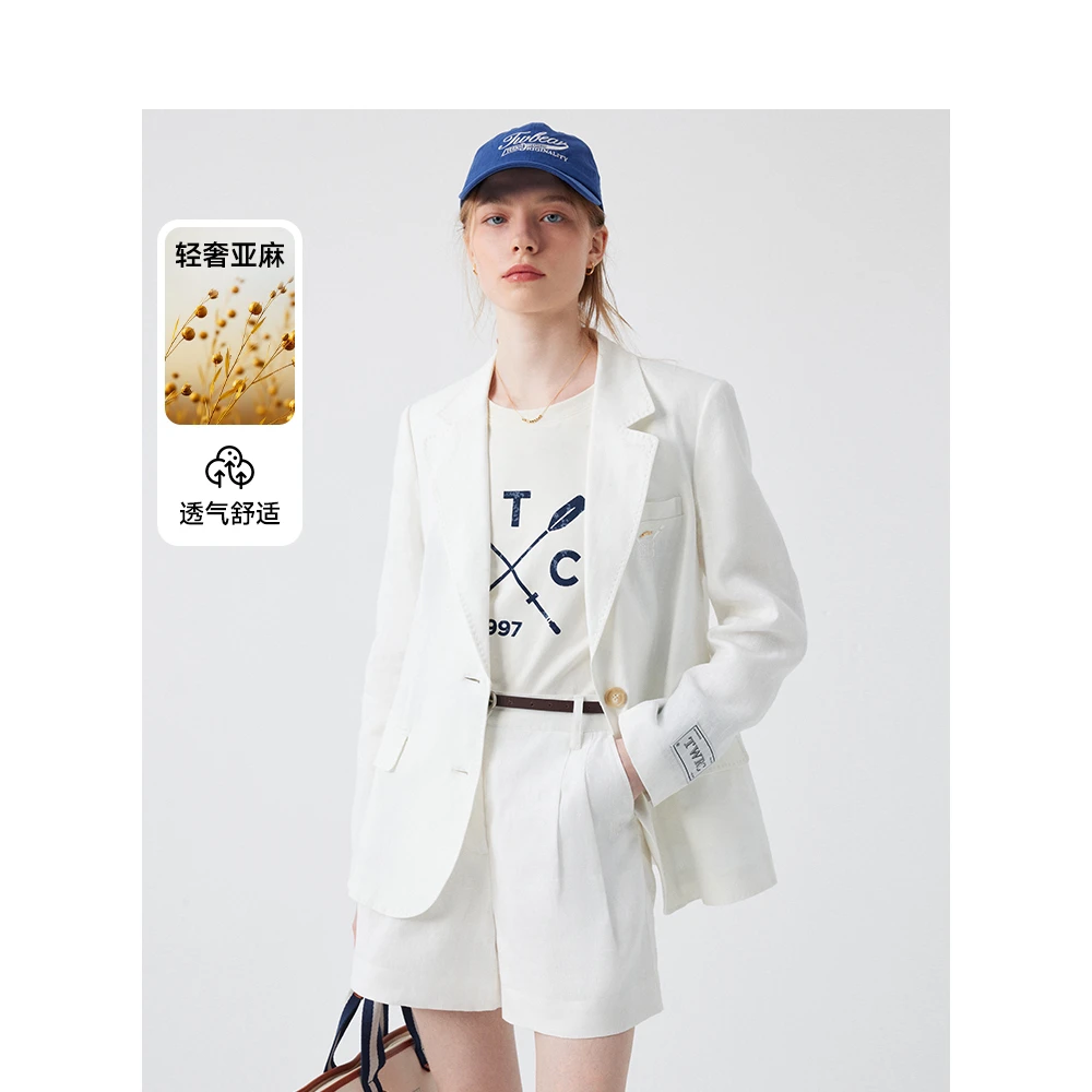 Teenie Weenie小熊西装外套女25年夏季新款TTJK252401W