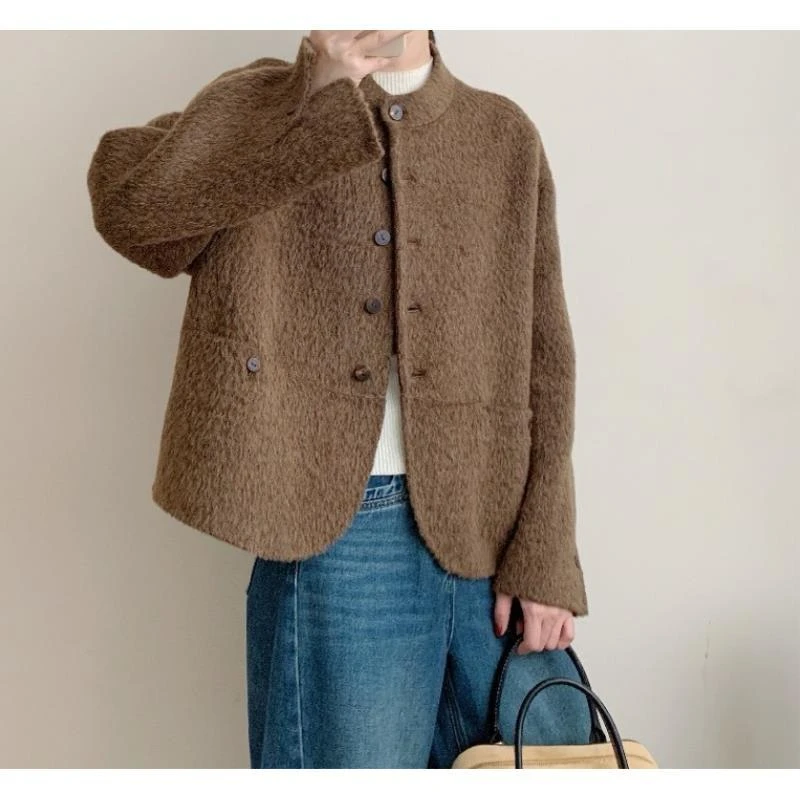 【奥兰多多&杨子家轻奢定制】双面绒大衣9014