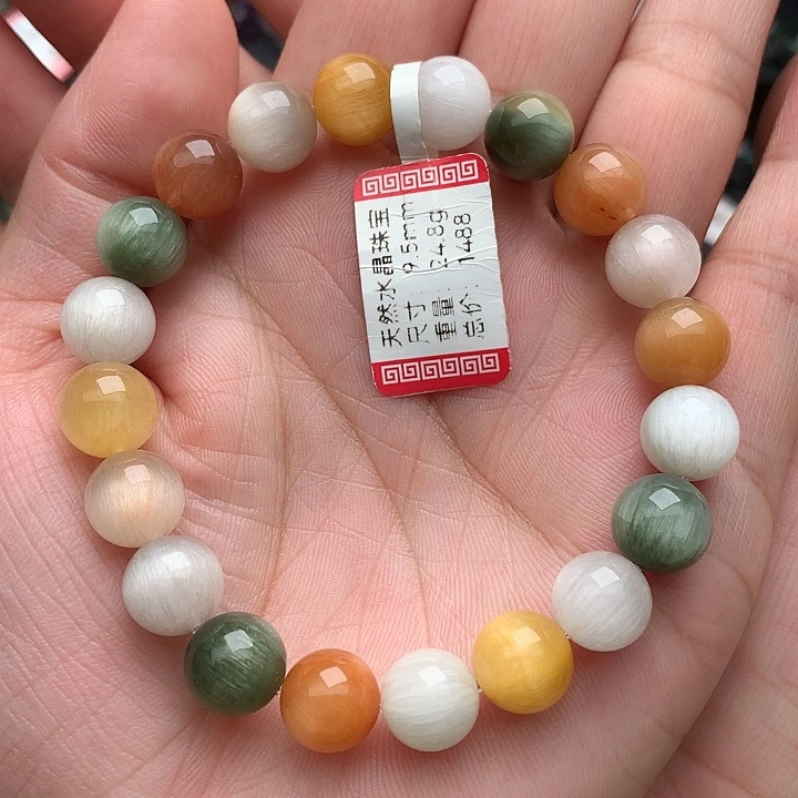 水晶手串未镶嵌天然水晶