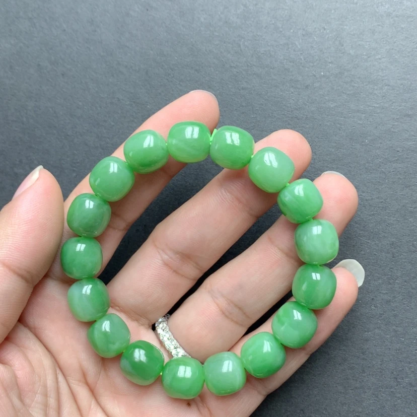 【闪购商品】和田玉（碧玉）手链未镶嵌亞*