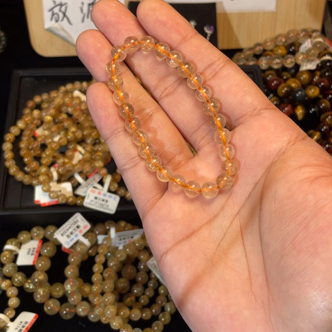 发晶手链未镶嵌水晶