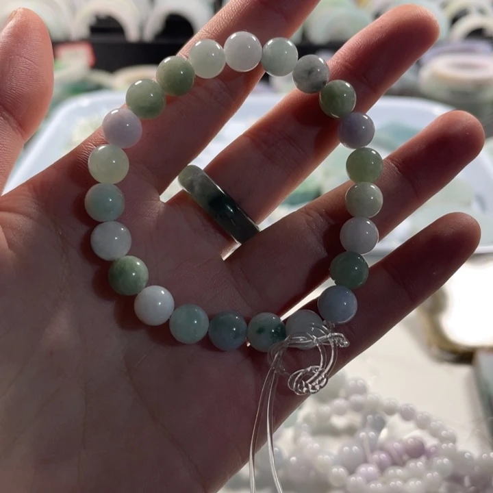 翡翠未镶嵌手链天然缅甸翡翠
