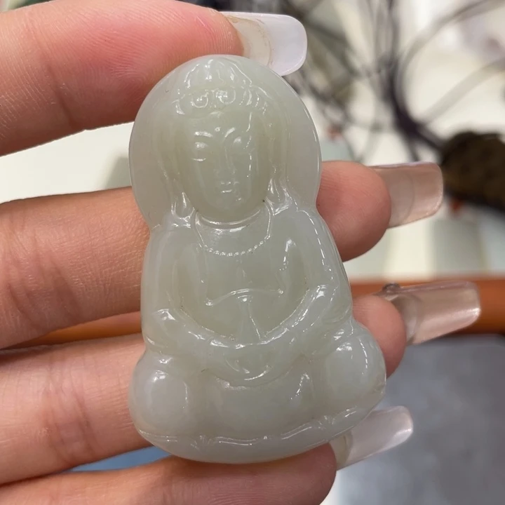 和田玉吊坠(不含链)未镶嵌处理品 福利品