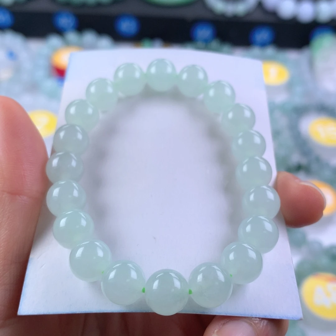 翡翠未镶嵌手链卡9.2