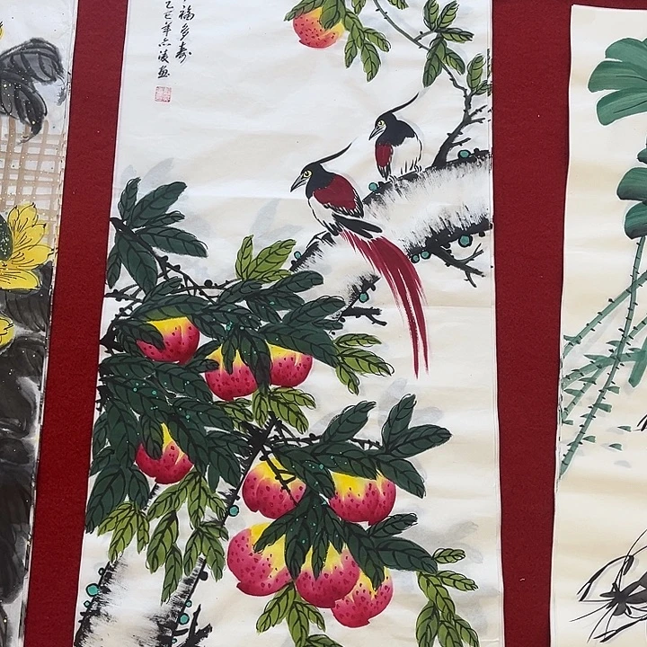 国画一二三一二三两