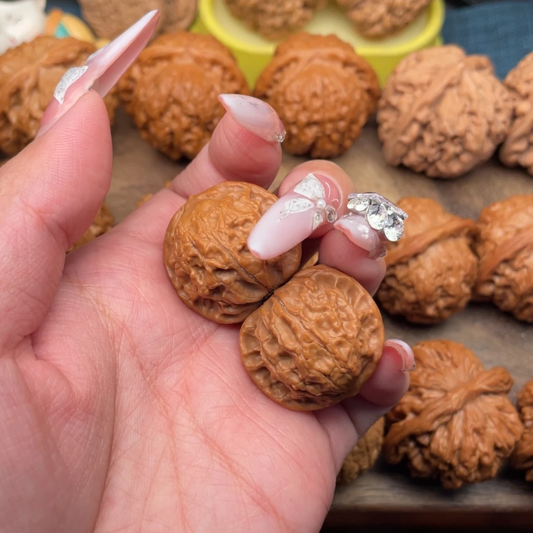 文玩核桃把件全品小金豆29手捻