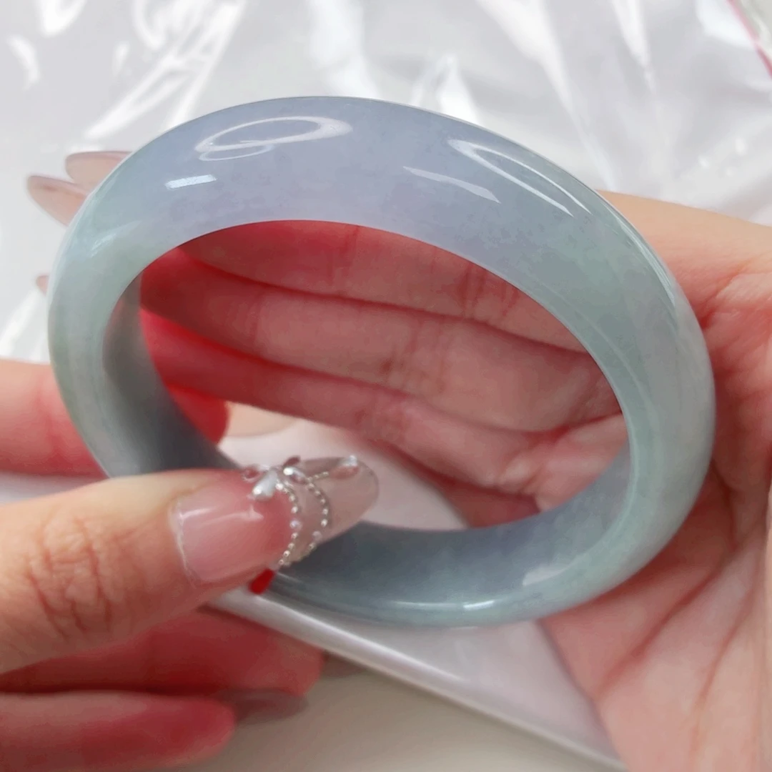 翡翠未镶嵌手镯57圈23247