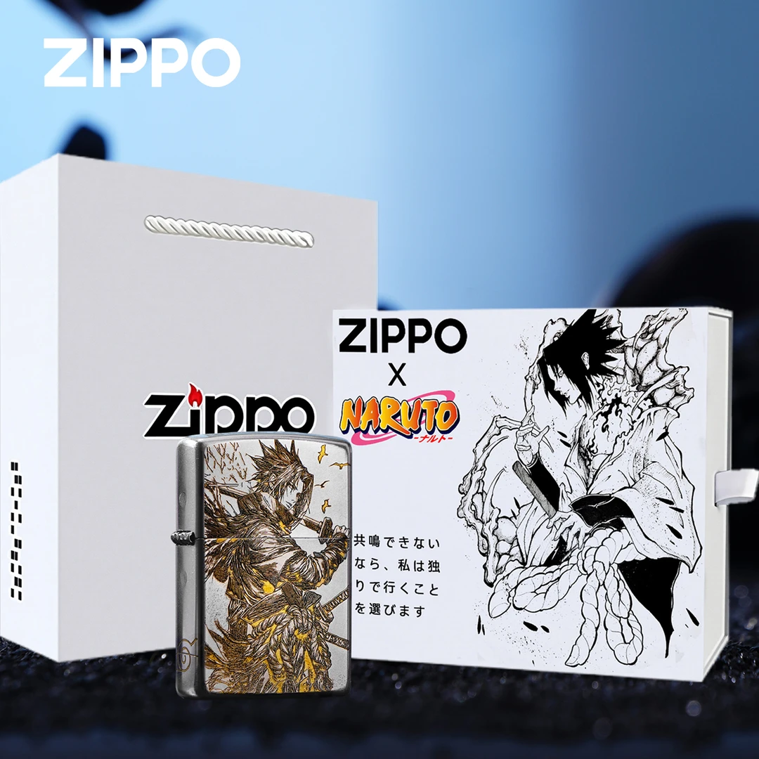 zippo打火机宇智波佐助-五面精雕防风煤油打火机送男友礼物DYH1X1