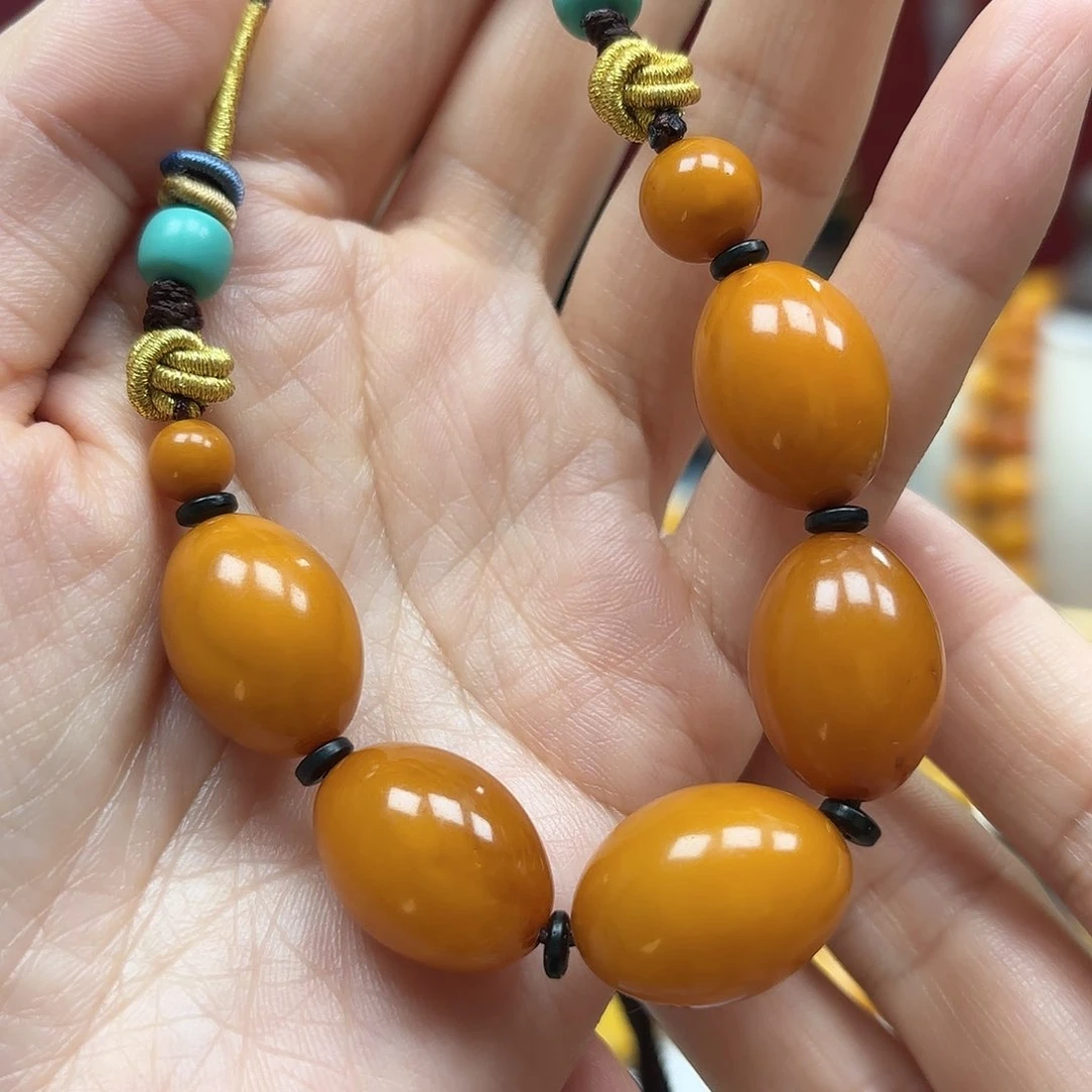 琥珀裸石未镶嵌36锁骨