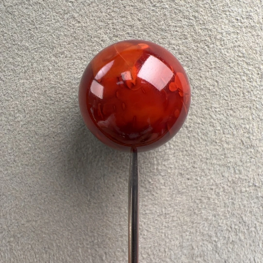 南红玛瑙未镶嵌（牛血火焰圆珠18+）
