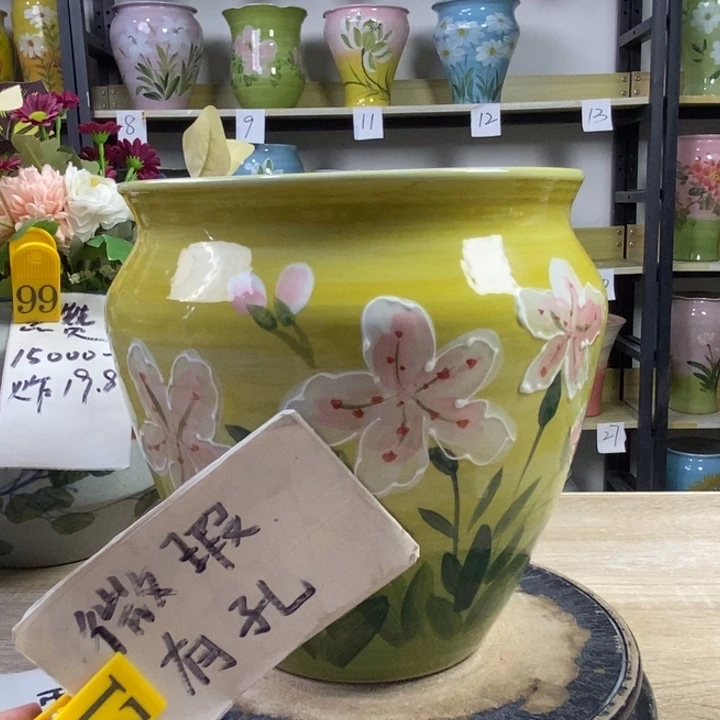 景德镇高温陶瓷花盆