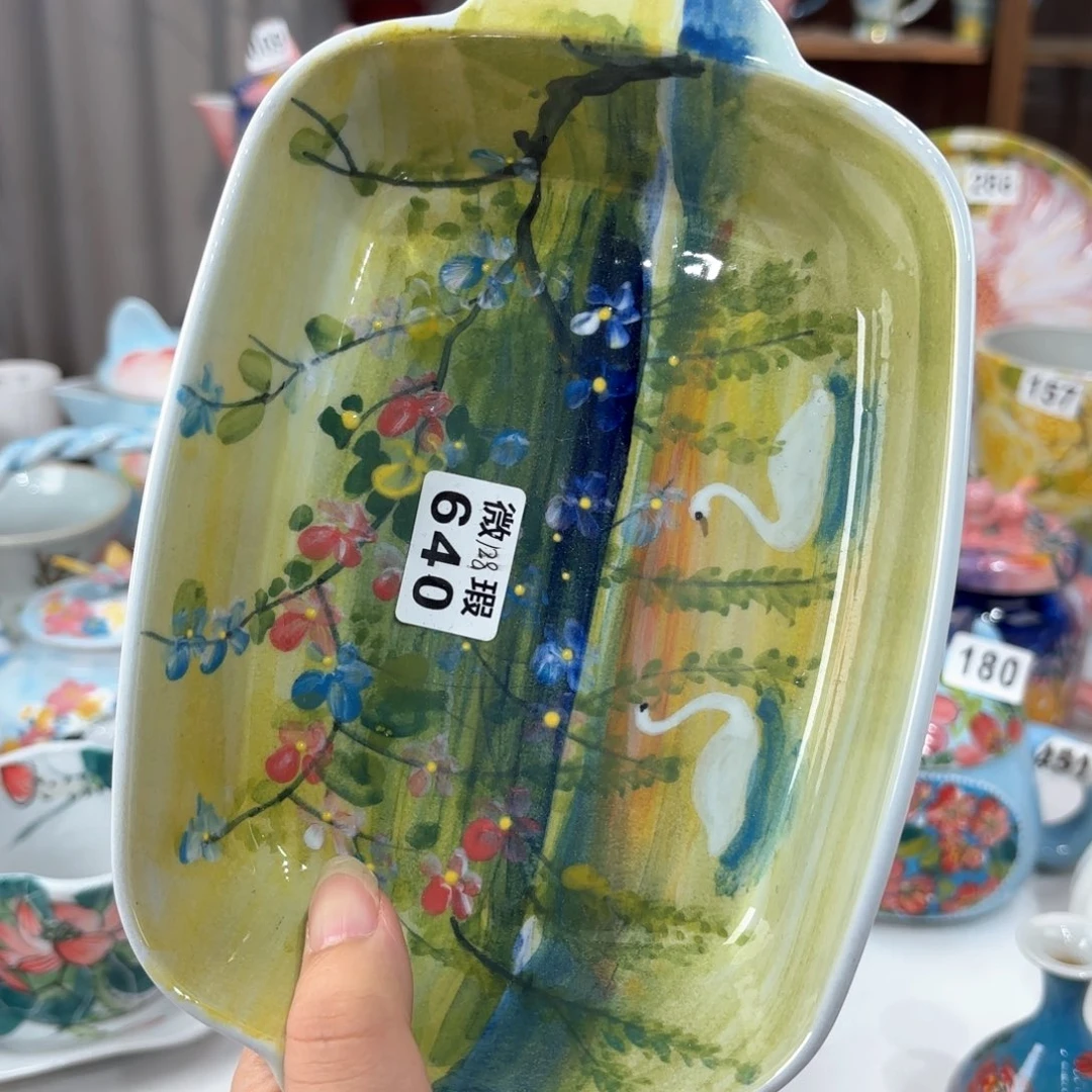 景德镇手绘高温釉下彩陶瓷茶具