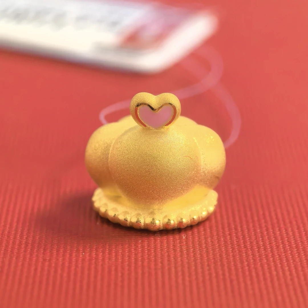 Chow Tai Seng/周大生足金南瓜马车玉面狐狸一鹿生花奇妙方程系列