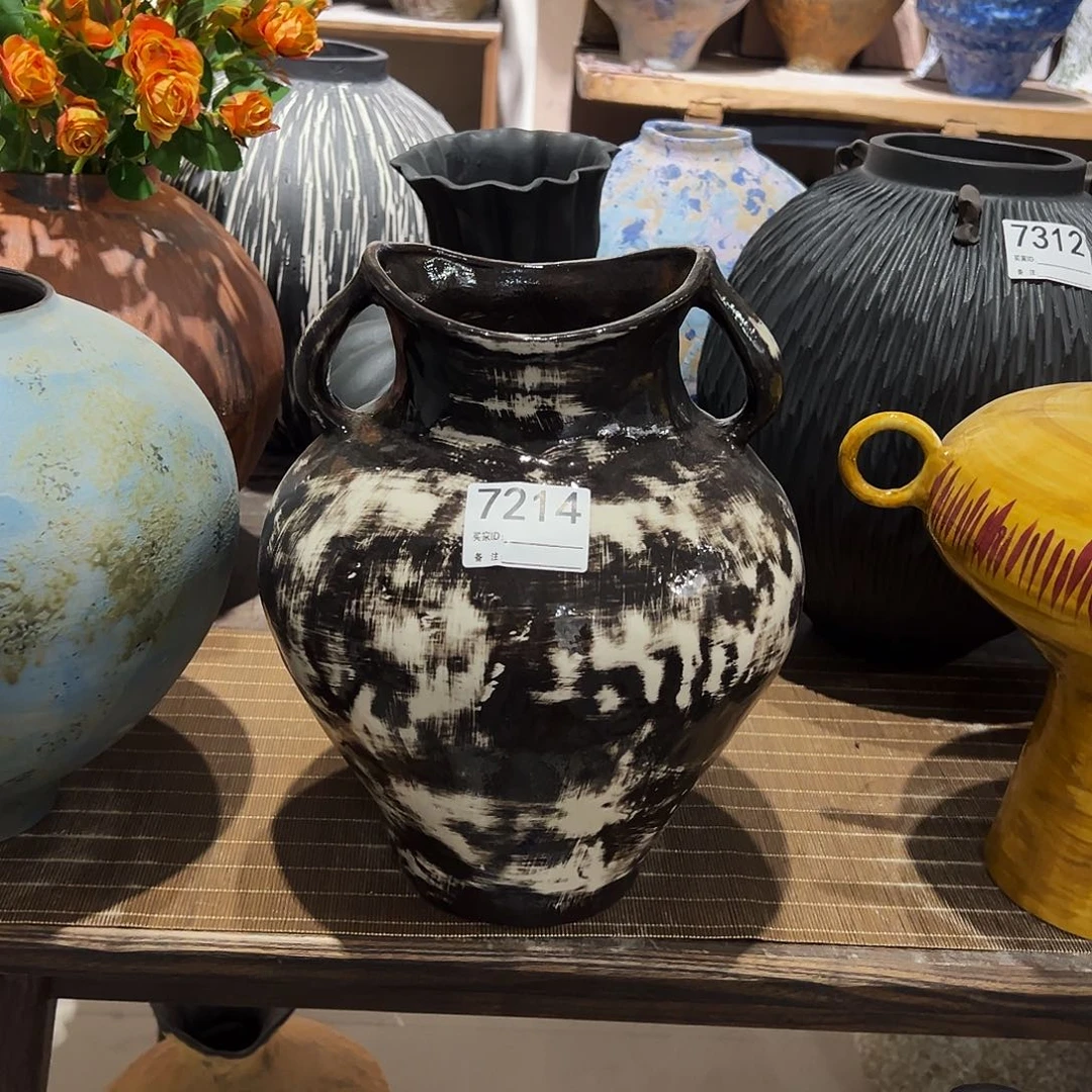 瓶M****y7214高 32口11陶瓷花瓶无孔