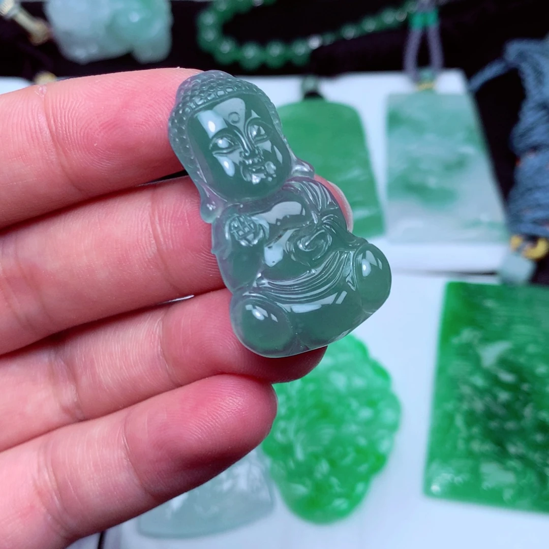 颈饰未镶嵌翡翠天然翡翠a货