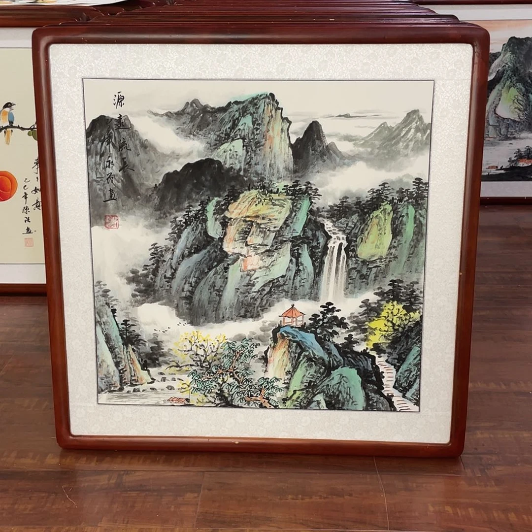 国画带框尺寸63*63厘米