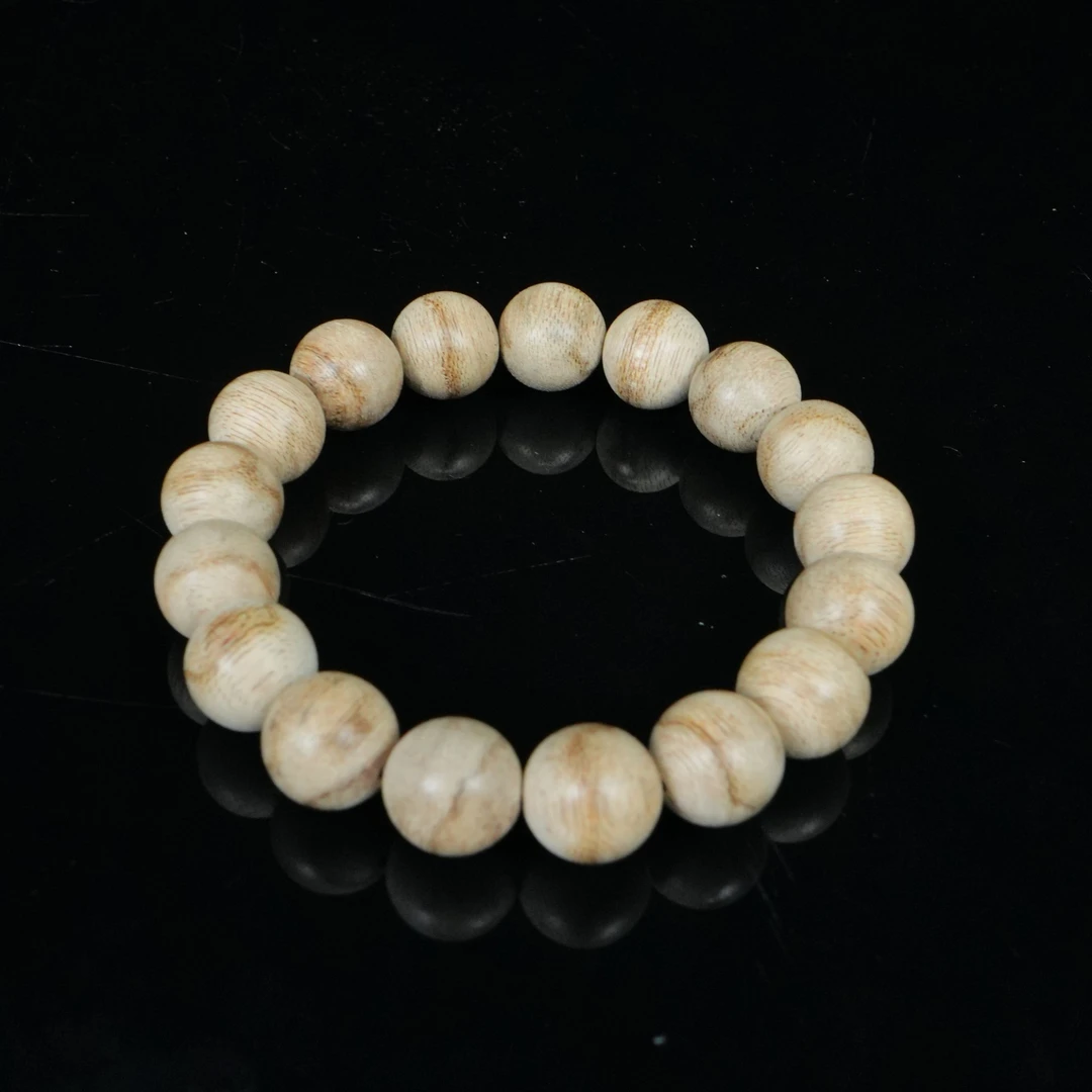 5359 达拉干沉香高山老料虎斑纹手串 1.33cm 11.64g