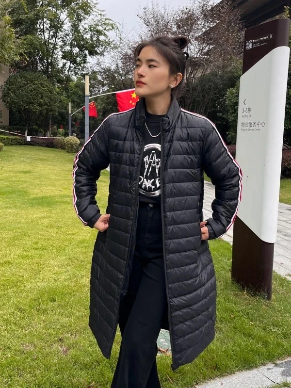 「ZJ」中长款加绒服外套