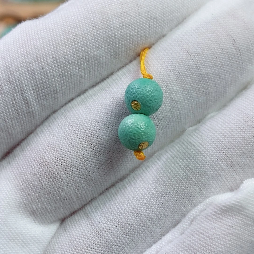 绿松石未镶嵌珠宝奇石7.2mm