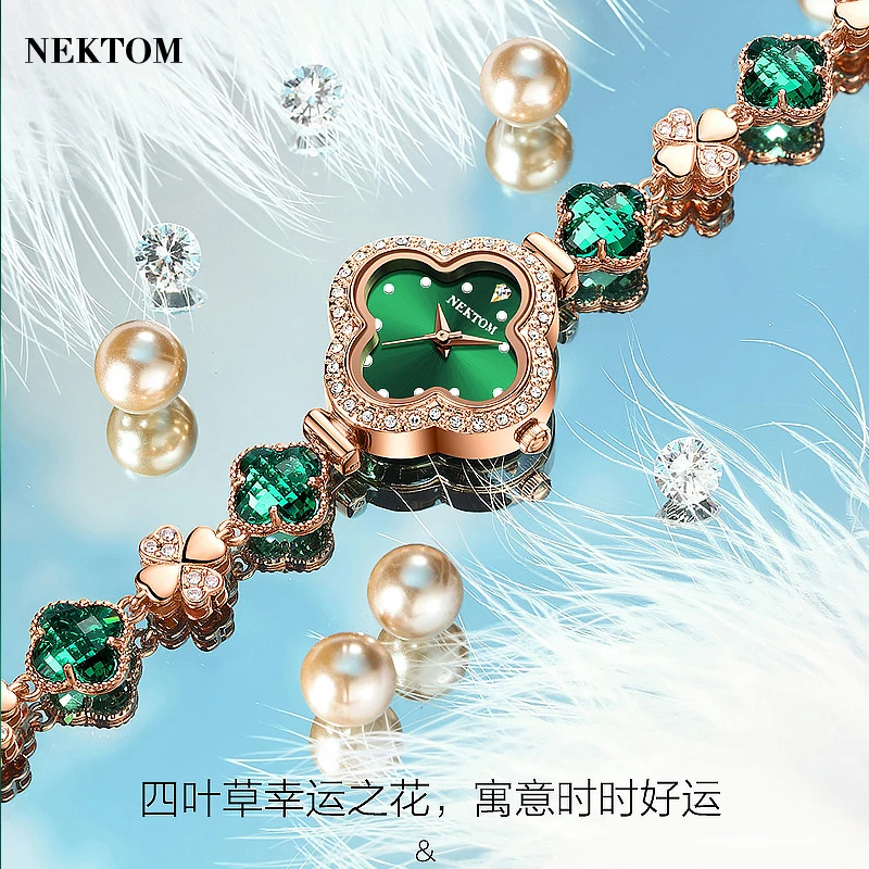 【玫瑰花礼盒装】七夕礼物送老婆送女友夜光防水轻奢手表2025新款7