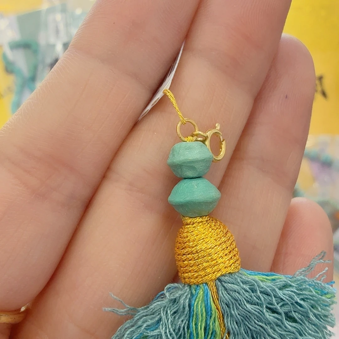 绿松石18K金镶嵌珠宝奇石