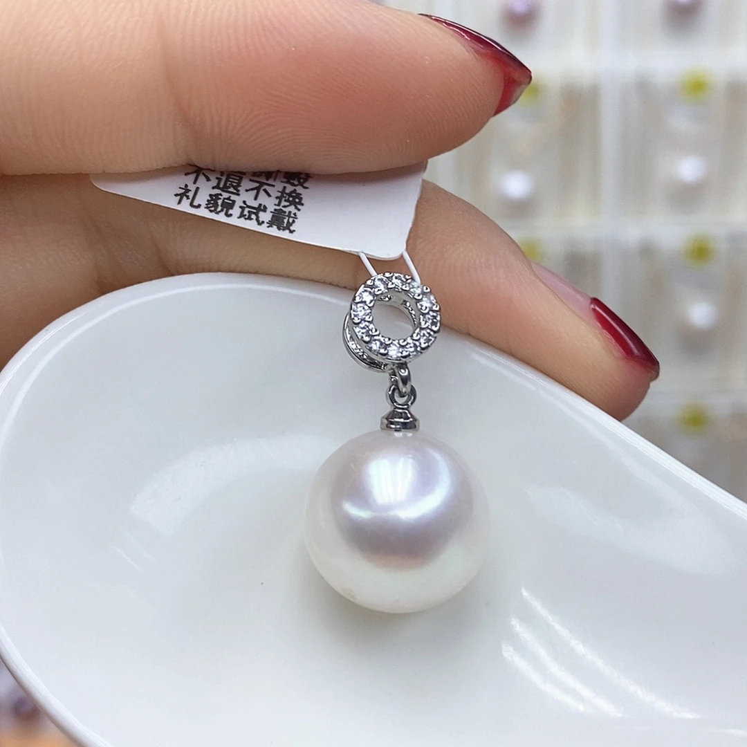 项链合金淡水珍珠